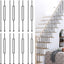 Balaustre hierro 44pulg set 10 rectangulares escaleras