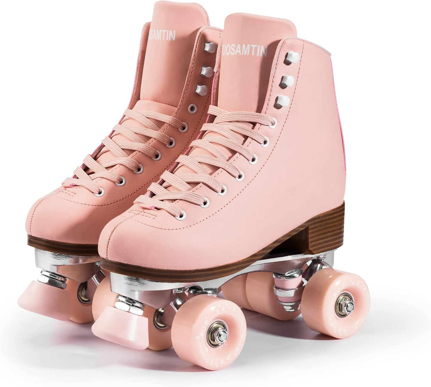 Patines mujer/jóvenes con topes ajustables 4 ruedas retro