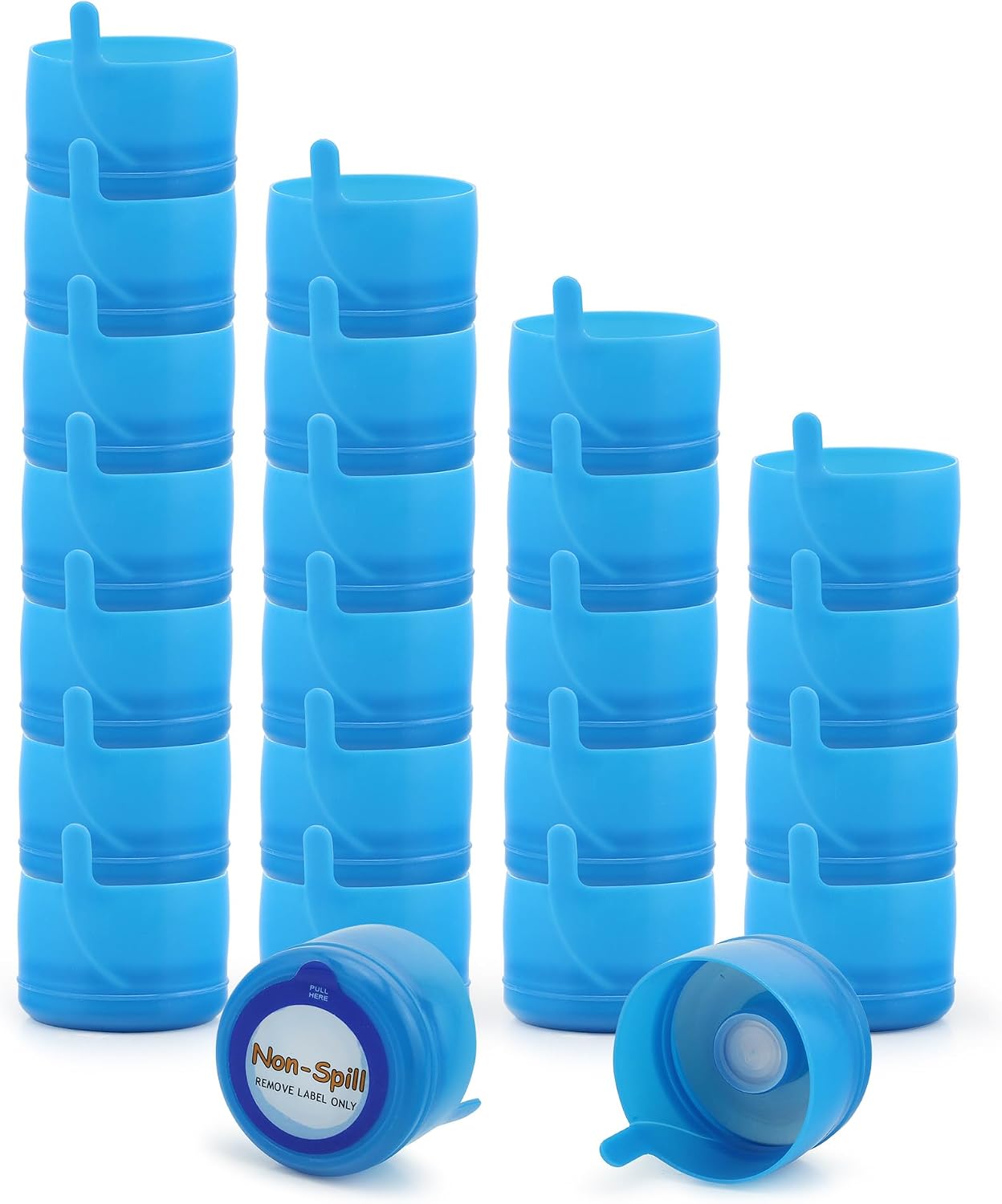Tapas repuesto jarra agua 3-5gal 24pzas antiderrames