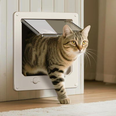 Puerta seguridad gatos 4 vías bloqueo para ventana y casa
