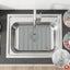 Tapete fregadero silicona 16.34x12.8 pulg resistente calor