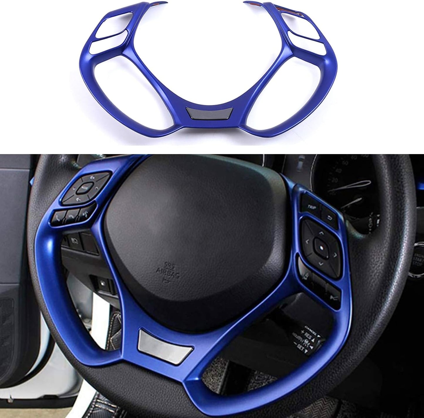 Cubierta volante Toyota C-HR ABS azul
