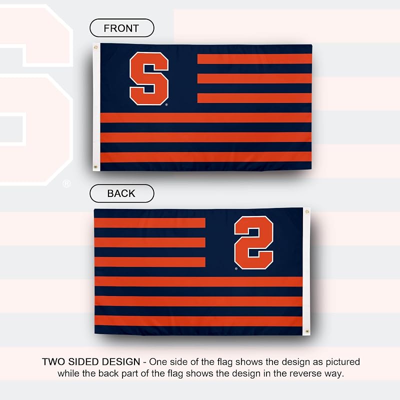 Bandera Syracuse University 3x5ft tela poliéster duradera