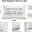 Fundas almohada decorativas 12x20pulg blanco
