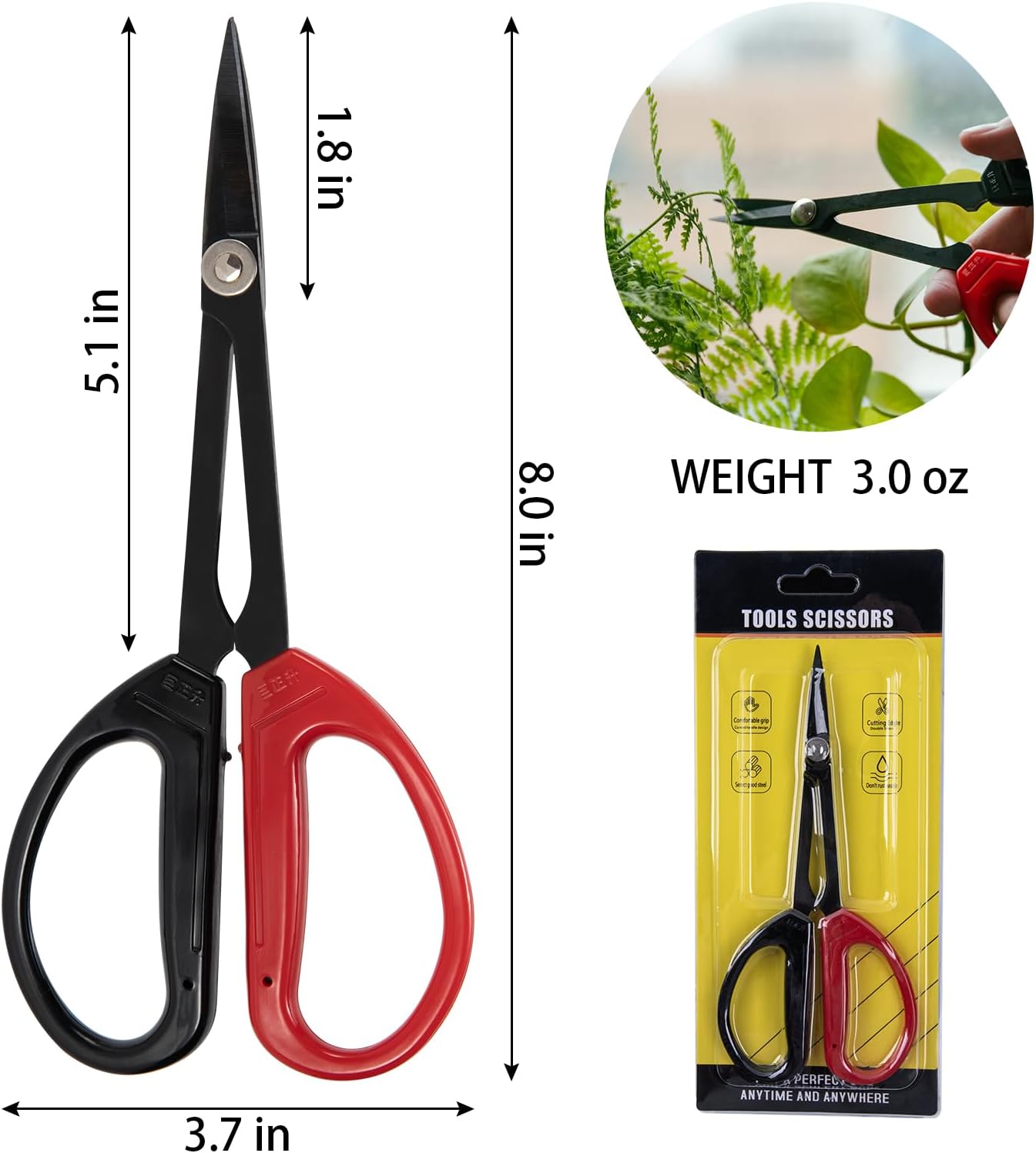 Tijera podar profesional 8pulg acero SK-5 jardín