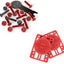 Hardware Skateboard Trucks Negro/Rojo Elevadores Indy