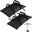 2 Pzas Bolsas Arena Rellenables Exterior Negro 90lb