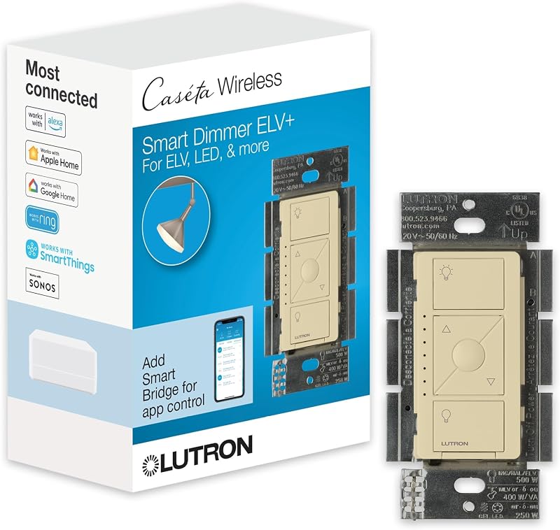 Interruptor atenuación inteligente Lutron PD-5NE-IV marfil
