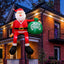 Inflable Navidad 8" LED para patio techo