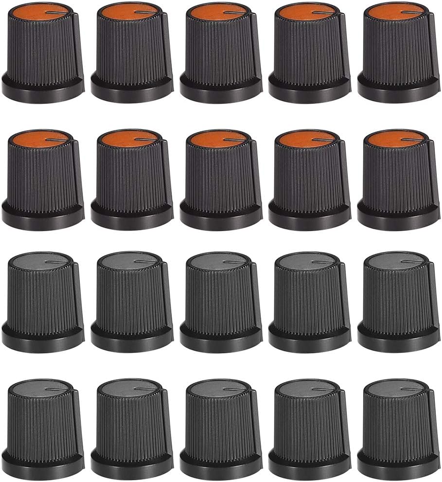 Pomo eje flor ciruelo 0.236pulg pedal efecto 20uds
