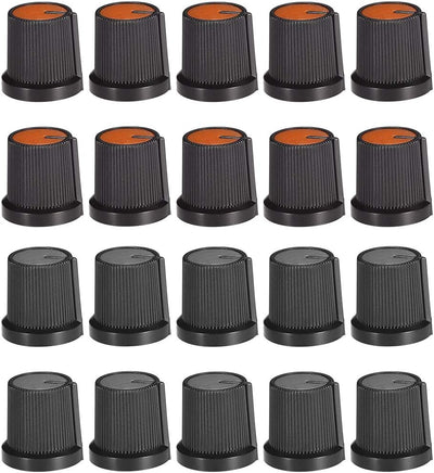 Pomo eje flor ciruelo 0.236pulg pedal efecto 20uds