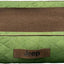 Cama perro con base foam 36x27 pulg verde resistente