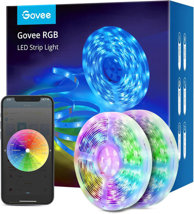 Tira luces LED WiFi 65.6ft RGB decoración hogar