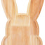 Tabla charcutería conejo Pascua decorativa para aperitivos