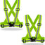 2 Chalecos Seguridad Hi Vis Ajustables Neón Reflectantes