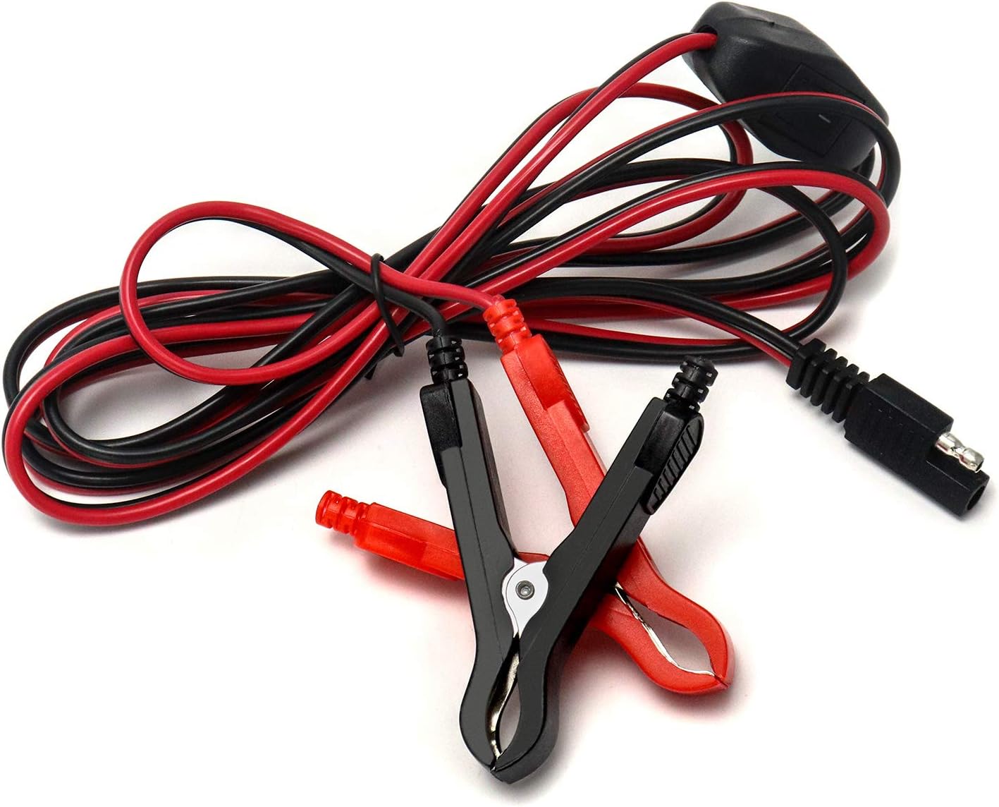 Arnés cables 8ft abrazaderas 16AWG para ATV UTV tractor 12V