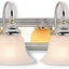 Lámpara baño 6 luces cromo latón pulido