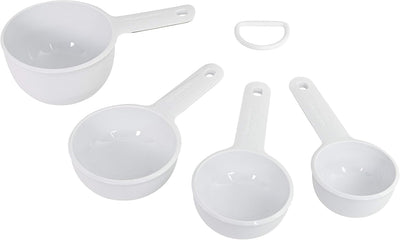 Juego 4 Vasos Medidores Blanco