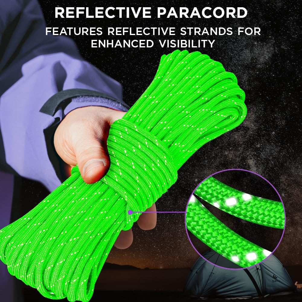 Cuerda resistente 1000pies 40 colores campamento