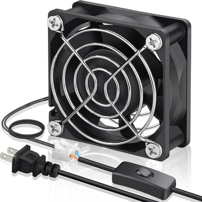 Ventilador refrigeración 2.36pulg AC 110-240V rod. bolas dobles