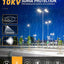 Luz LED estacionamiento 240W con fotocélula 33600lm