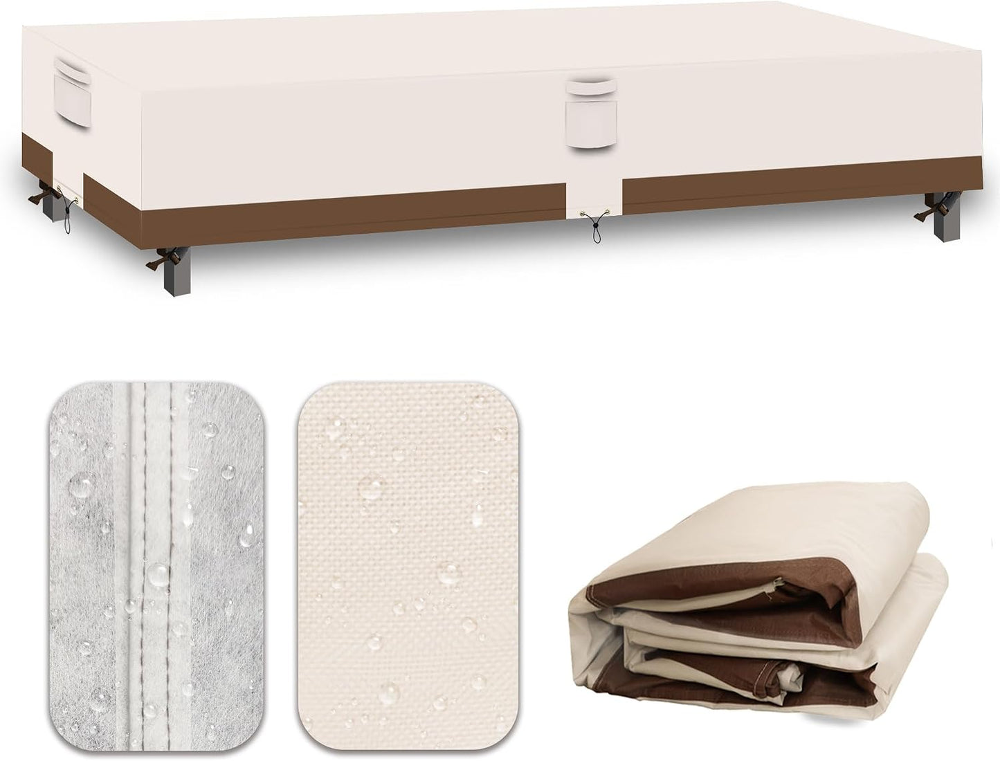 Fundas muebles exterior 600D impermeables sofa mesa sillas