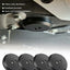 Adaptador aluminio para Corvette C5-C8 riel Porsche negro