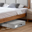 Contenedores almacenamiento bajo cama 4.5" set 2 con soporte