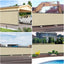 Pantalla privacidad 8x12ft con ojales cubierta valla patio