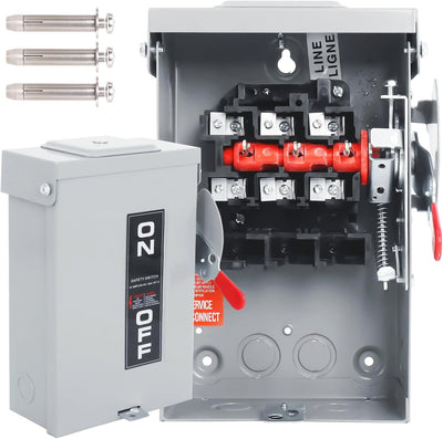 Interruptor de 30A 3 polos acero galvanizado NEMA 3R