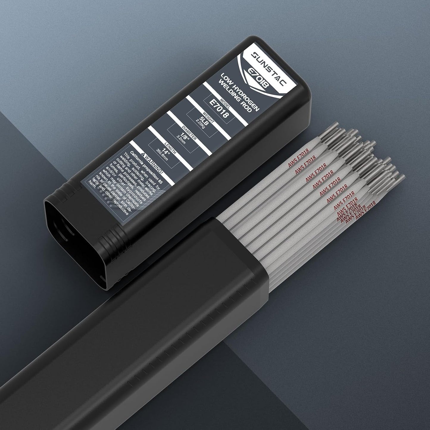 Varilla soldadura acero carbono 1/8 5LB bajo hidrógeno