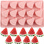 15 Moldes Caramelo Silicón Sandía Decoración Torta