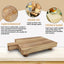 Bandeja madera decoración baño cocina jabón velas 10.8x6.9pulg