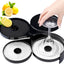 Set rimmer sal 3 niveles vidrio negro con esponja