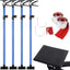 Postes barrera polvo 10ft pack 4 cremalleras resistentes