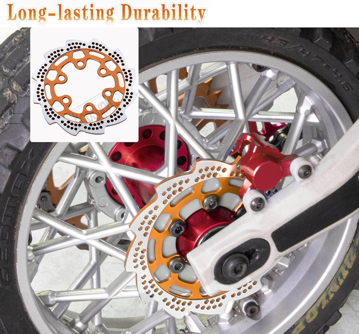 Disco freno trasero aluminio 7075-T6 para motocross RTR FXR