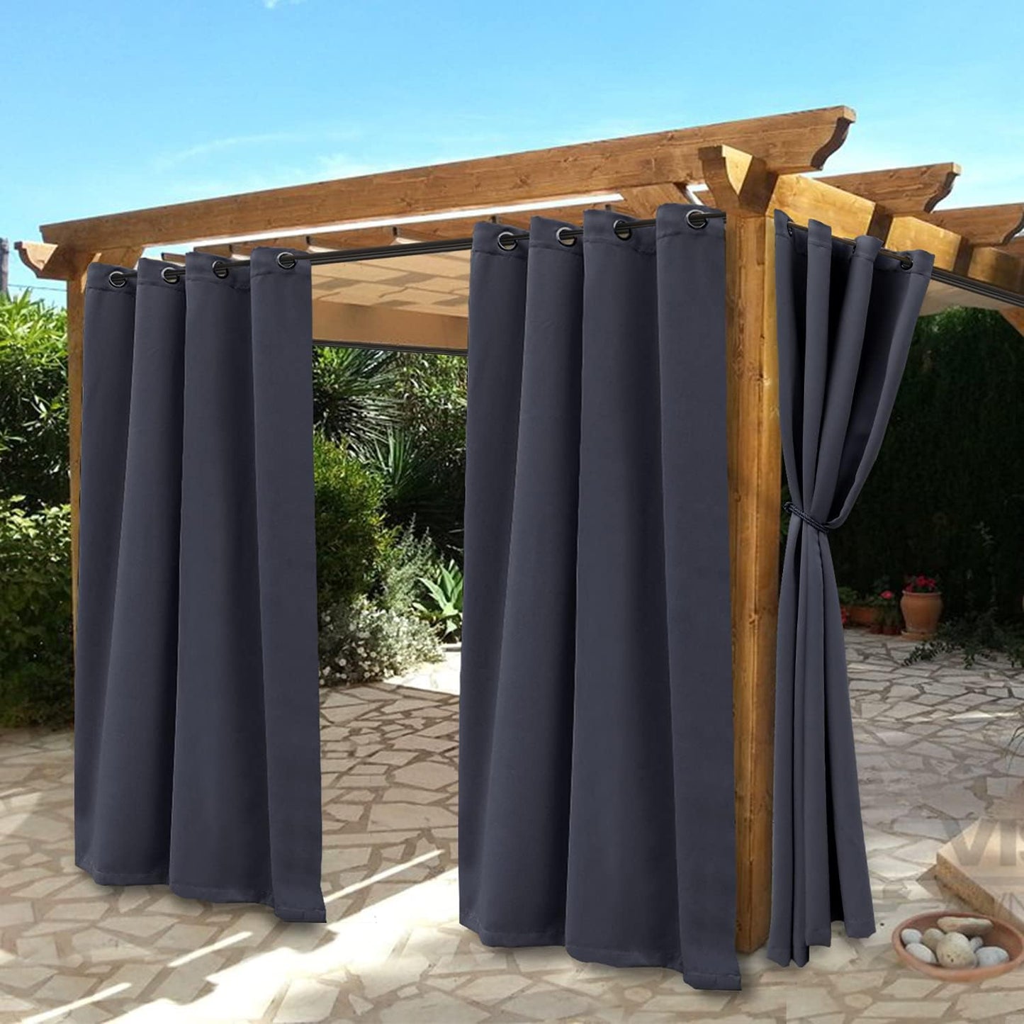 Cortinas opacas impermeables interiores exteriores