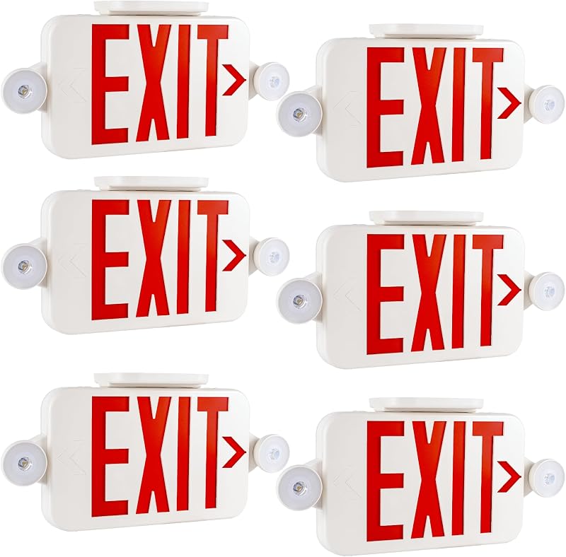 Combo señal LED luces emergencia respaldo batería UL 924