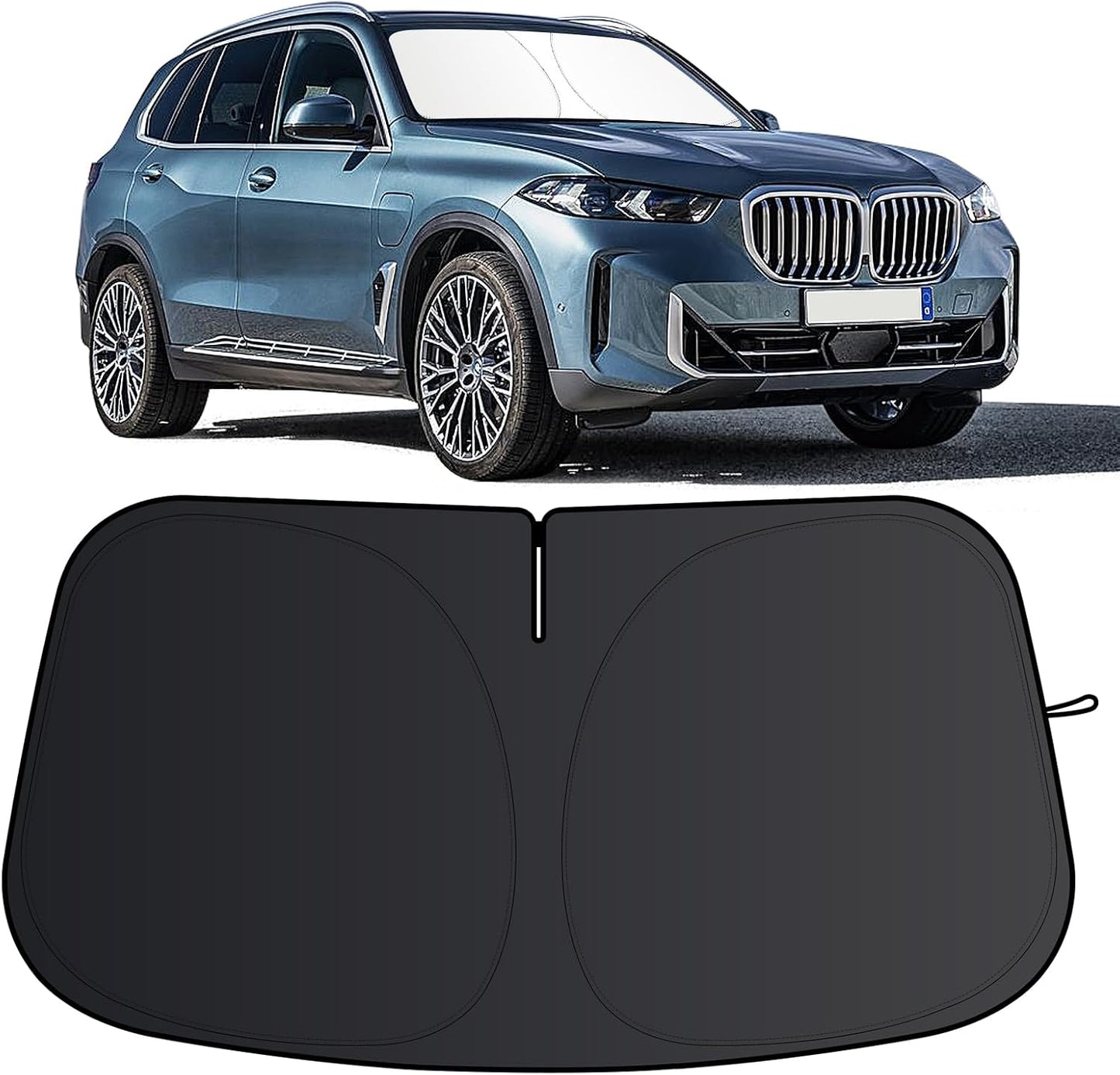Parasol plegable BMW X5 2019-26 con bolsa 2 capas UV