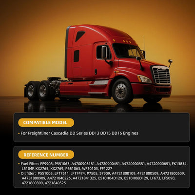 Filtro combustible comp Freightliner DD13-16