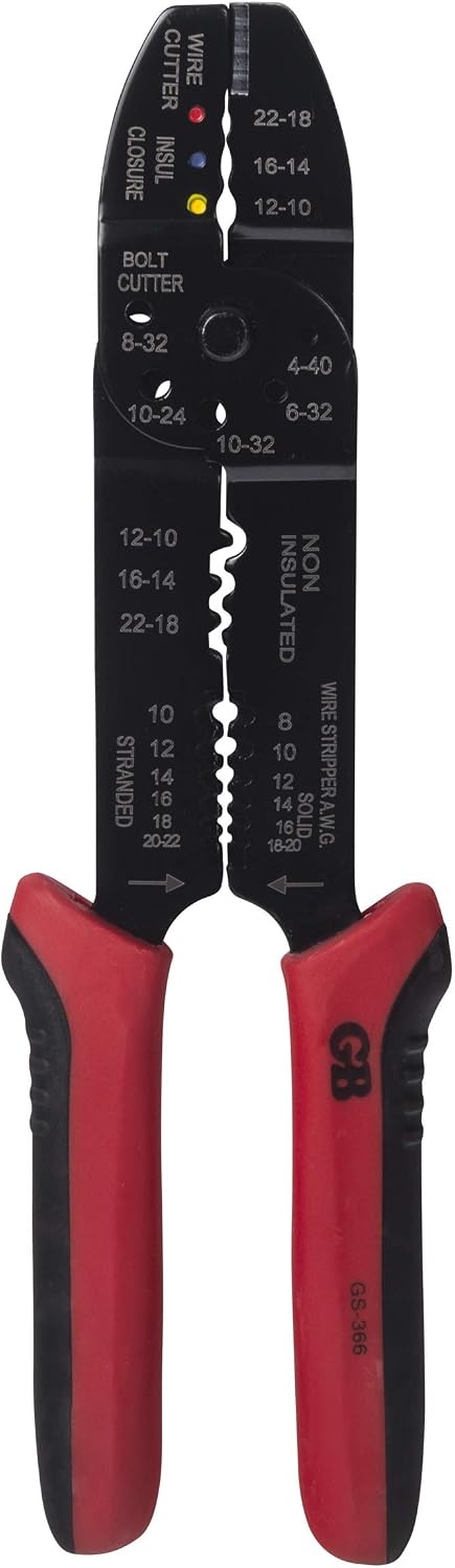 Crimpadora eléctrica y pelacables GS-366