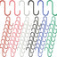 60 Ganchos en S de Metal para Colgar 5"