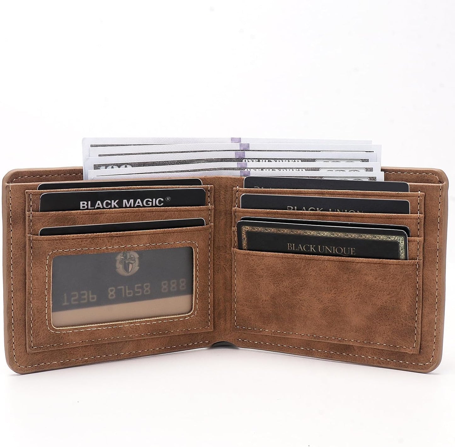 Billetera cuero personalizada para hombre regalo nieto