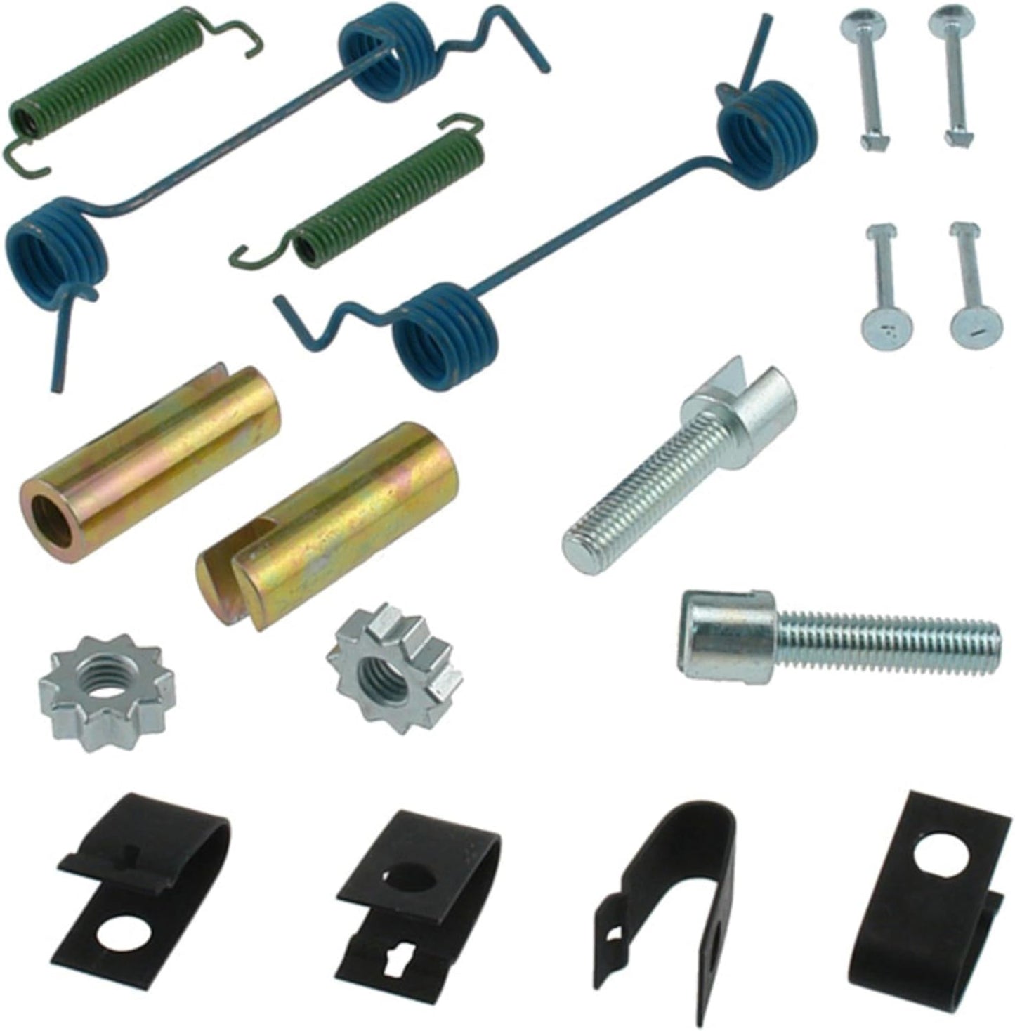 Kit herrajes freno estacionamiento trasero color dorado