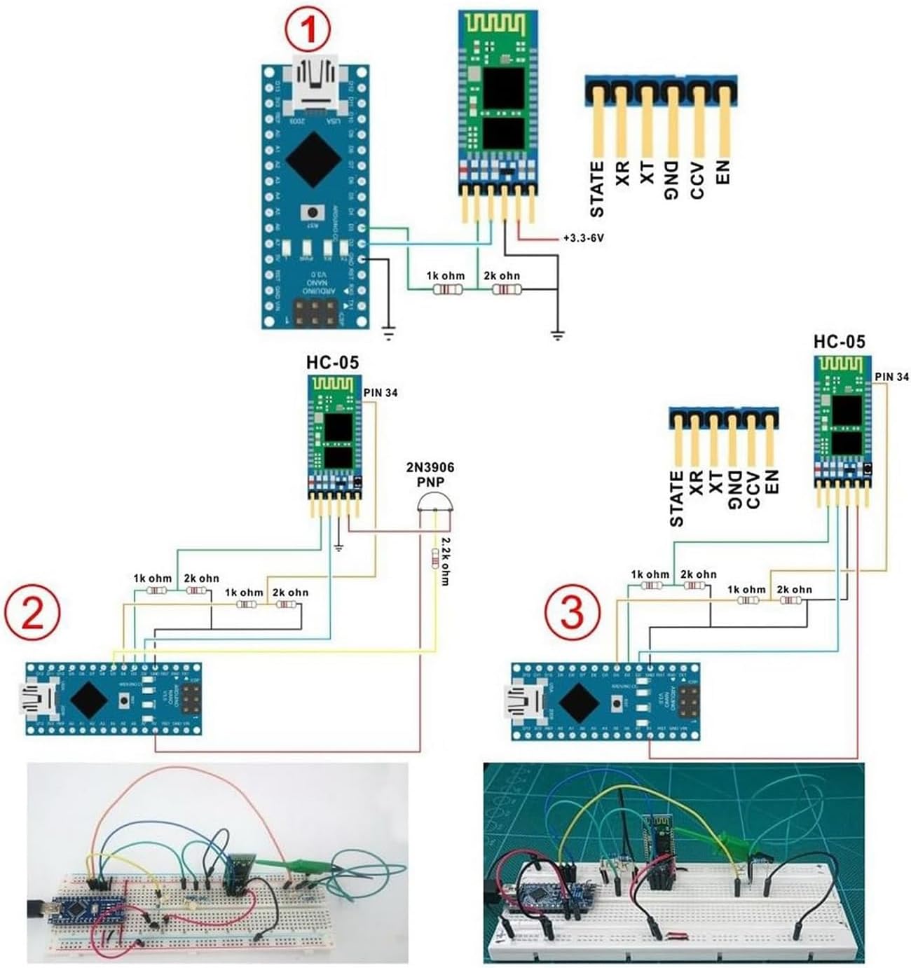 Módulo transmisor HC-05 Bluetooth serie RF