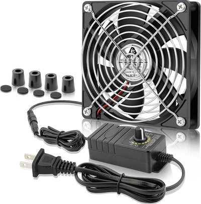 Ventilador computadora 120mm con control velocidad 110-240V