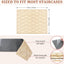 Alfombras antideslizantes escalones madera 30x30 reutilizables