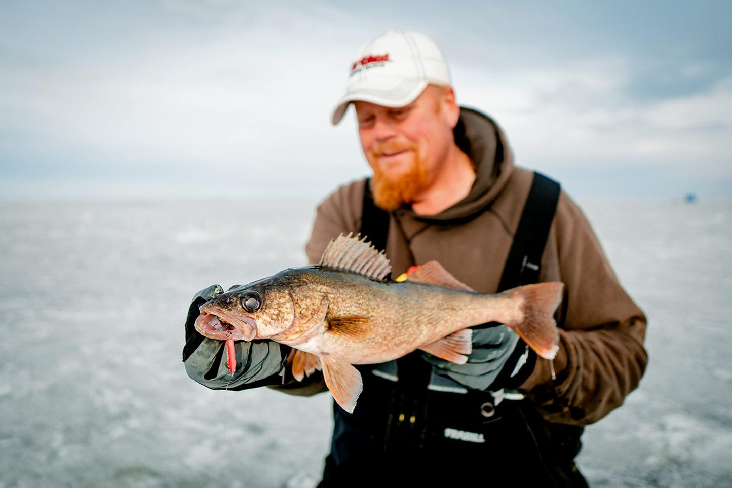 Cuchara cristal pesca hielo varios tamaños colores walleye perca