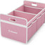 Organiz. maletero coche plegable con asas reforzadas rosa