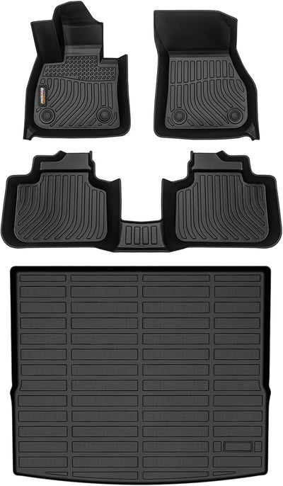 Alfombrillas TPE BMW X1 16-22 1ª y 2ª fila negro
